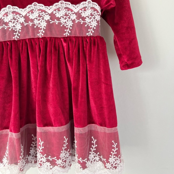 holiday velvet dress , 18-24 months - Picture 5 of 9